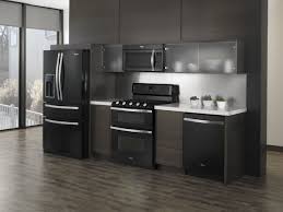 Black Kitchen Cabinet Ideas With Black Grey Kitchen Appliance Package Designed With Smal Black Appliances Kitchen Modern Kitchen Appliances Black Kitchen Decor