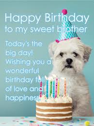 Best Birthday Wishes For Big Sister In English Today Is The Big Day Happy Birthday Card For Brother Birthday Greeting Cards By Davia Birthday Wishes For Brother Birthday Cards For Brother Happy Birthday Brother