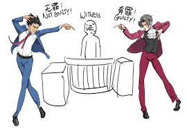 I Did These Last Year I Don T Know Why I Think I Was Trying To Explain Ace Attorney To My Friend By Phoenix Wright Videojuegos Ace Attorney