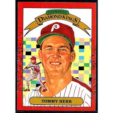 Often, valuable common player cards are worth. 1989 Donruss Diamond Kings Philadelpia Phillies Tommy Herr 21 On Ebid United States 176406342