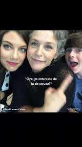 Steven Yeun and Lauren Cohan Goodbye The Walking Dead