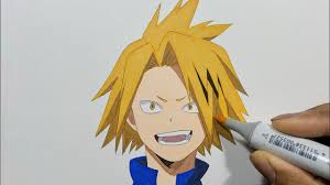 What personality is kaminari denki? How To Draw Denki Kaminari Easy My Hero Academia Boku No Hero Academia åƒ•ã®ãƒ'ãƒ¼ãƒ­ãƒ¼ã‚¢ã‚«ãƒ‡ãƒŸã‚¢ Youtube