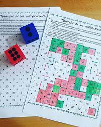 Juegos de matemáticas para imprimir. Juegos Matematicos Timbiriche De Las Multiplicaciones Orientacion Andujar