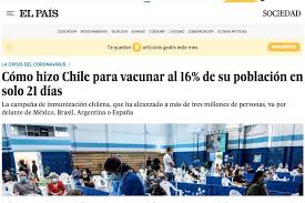 May 07, 2021 · noticias de chile hoy: Diario El Pais De Espana Reportea El Exito De La Campana De Vacunacion Y Obtencion De Inmunizantes En Chile Noticias Chile