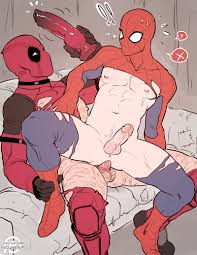 Two dudes roleplayed as Spiderman and Deadpool : rrule34gay