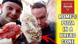 Trying Rome's Famous Trapizzino Pizza In A Bread Cone