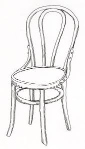 Pen Pencil Paper Draw Umrisszeichnung Eines Stuhls In 2020 Contour Drawing Chair Drawing Drawing Furniture