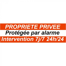 Autocollant Alarme Site Securise Alarme Maison Sans Fil