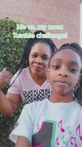 Me vs. my mom!!!🤸🏽 #tumblechallenge #herfirsttimetumbling #fyp  #needsalotofpractice @Nadia🥰