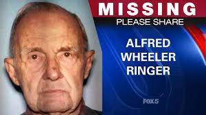 MISSING: Alfred Wheeler Ringer, 89, last seen 10 a.m. Saturday in  Gainesville driving a gray 2002 Buick Park Avenue, according to police. If  you or your friends see him, please call 911