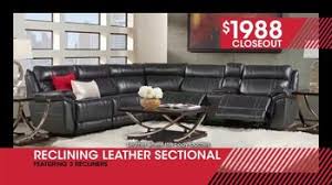 Leather sectional living room sets at rooms to go. Rooms To Go January Clearance Sale Tv Commercial Reclining Leather Sectional Ispot Tv