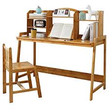 These kids activity table sets are lightweight and easy to carry, yet durable enough to handle the rough and tumble of everyday play. Buy Unicoo Bamboo Height Adjustable Kids Desk And Chair Set Children Desk Kids Study Table And Chair Set Nature 02 Online In India B07twt1vc1