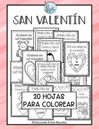 2) click on the coloring page image in the bottom half of the screen to make that frame active. San Valentin Coloring Pages Valentine S Day Spanish By Educando Entre Mundos