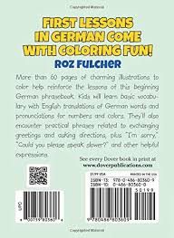 Learn about german phrases with free interactive flashcards. Color Learn Easy German Phrases For Kids Dover Little Activity Books Fulcher Roz 0800759803606 Amazon Com Books