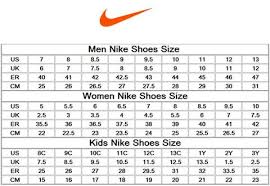 Adidas And Nike Size Chart