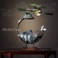 Maybe you would like to learn more about one of these? Buy Zhirceke Desktop A Zen Water Fountain Indoor Water Feature Small Tabletop Water Fountain With Led Light Feng Shui Office Room Decoration Buddha 28 7inch Online In Turkey B08l1ytb51