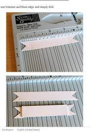 Take the bone folder out of its nook and press down to create a crease in the center of your cardstock (think of it like an exacto knife, but the paper doesn't slice). Cheaper Than A Die For Such A Thing Would Work With Stampin Up Score Board Too Great Idea Card Making Techniques Card Making Tutorials Card Making Tips