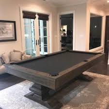Plank Hide Beaumont Slate Pool Table With Professional Installation Included Wayfair In 2020 Pool Table Room Finishing Basement Pool Table Slate