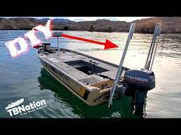 Diy Power Poles Achors For Tiny Boats Shallow Water Anchors Alumacraft Youtube Tiny Boat Shallow Water Boats Boat