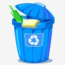 Recyclable Recyclable Trash Rubbish Trash Can Icon Glass Plastic Paper Environmental Trash Can Environmental Theme Tr Clip Art Blue Cartoon Character Recycling