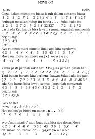 7 7 leave some morphine at my door. Not Angka Pianika Lagu Hello Move On Not Lagu Not Angka Indonesia Terlengkap 2020