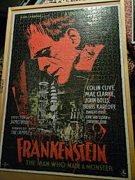 This one took a bit.... 🧩❣️ Mondo puzzles 1000 piece Frankenstein