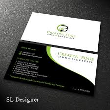 Many also offer rounded corners or larger sized business cards. Bold Serious Landscape Business Card Design For A Company By Sl Designer Design 18011790