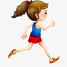 Running Girl Cartoon Clip Art Running Cartoon Girl Running
