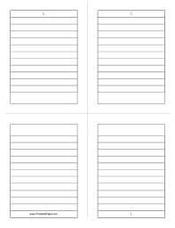 Printable Foldable 4 Page Note Paper Note Paper Writing Paper Printable Stationery Foldables
