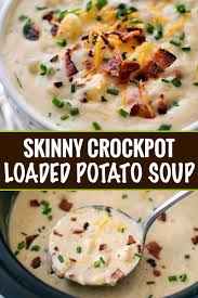 Hearty Potato Soup Recipe Using Cream Cheese Search And Share The Best Food Blogger Reci Crockpot Loaded Potato Soup Skinny Slow Cooker Slow Cooker Potato Soup