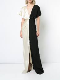 Prabal Gurung Twist Front Gown Farfetch Prabal Gurung Twist Front Fashion