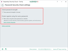 How To Configure Password Security Checks In Kaspersky Security Cloud