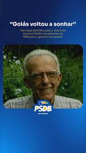 #TBT especial! Hoje recordamos a mensagem de esperança do ex-governador de Goiás, ex-senador da República e ex-ministro da Saúde, Henrique Santillo. Suas palavras marcaram o início de uma nova era ...