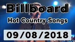 Billboard Top 50 Hot Country Songs Top 10 Albums September