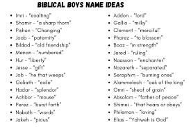 If you prefer the latest baby names over very rare baby names, take a look at these ten. 345 Biblical Names For Boys With Meanings