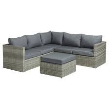 loungeset salerno antraciet kwantum buiten sectioneel tuin tuin loungebank