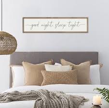 Guest Bedroom Sign Good Night Sleep Tight Guest Room Wall Etsy In 2020 Master Bedroom Wall Decor Guest Room Decor Wall Decor Bedroom