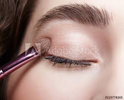 make up artist apply beauty makeup on