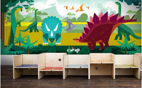Maybe you would like to learn more about one of these? Dinosaur Kids Wallpaper Panoramic Wall Mural For Boy Room