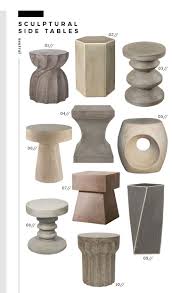 Trend Alert Sculptural Side Tables Room For Tuesday Living Room Side Table Side Table Trending Decor