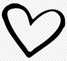 Download Brand Black And White Heart Black Hand Drawn Heart Free Transparent Png Clipart Images Download