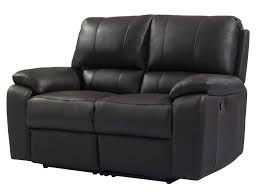 Canape Fixe 2 Places Relaxataion Vicky Coloris Noir Conforama