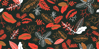 Illustrator floral pattern with big flowers and elegant plants. Floral Leaf Patterns For Illustrator Freebie Supply