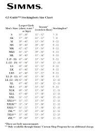 Simms Headwaters Waders Size Chart Best Picture Of Chart