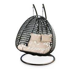 vibrant living double seater hanging pod chair swingchair swinging chair pod chair hanging swing chair