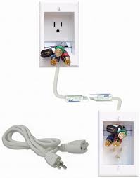 This kit includes everything needed to extend power for wall mount tv installations while providing the ultimate flexibility with the innovative decorator ba. Amazon Com Powerbridge One Ck Recessed In Wall Cable Management System With Powerconnect For Wall Mounted Flat Screen Led Lcd And Plasma Tv S Home Audio Theater
