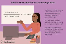 Using The P E Ratio To Value A Stock