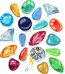 Array Of Precious Stones Jewel Drawing Gem Drawing Jewelry Design Drawing