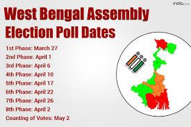 May 02, 2021 / 09:52 am ist. West Bengal Election 2021 Dates Polls To Be Held In 8 Phases Results On May 2