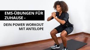 Viele leute führen übungen nicht nur falsch aus, sondern entscheiden sich für. Ems Ubungen Fur Zuhause Dein Power Workout Mit Antelope